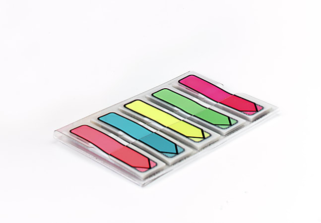 Post it Notes Arrow Flags 1 34 x 12 Assorted Bright Colors Pack Of 100 ...
