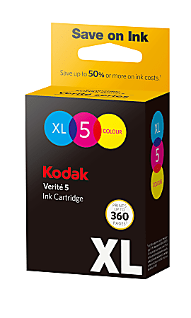 Kodak® 5XL Tri-Color High-Yield Ink Cartridge, ALT1UA
