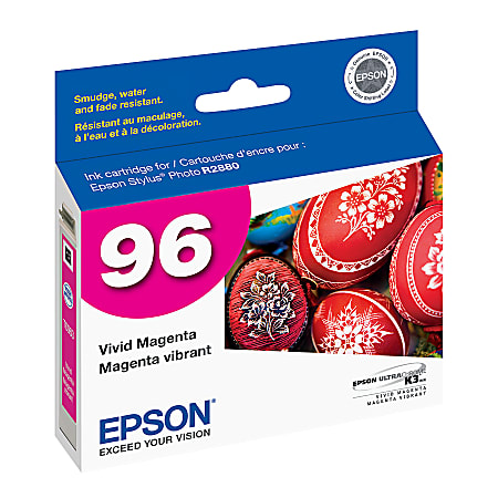 Epson® 96 UltraChrome™ K3 Vivid Magenta Ink Cartridge, T096320