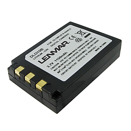 Lenmar® DLO10B Lithium-Ion Camera Battery, 3.7 Volts, 1150 mAh Capacity