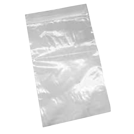 Clear Line Single-Track Seal-Top Poly Bags, 6&quot; x