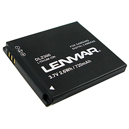 Lenmar® DLZ300 Lithium-Ion Camera Battery, 3.7 Volts, 720 mAh Capacity