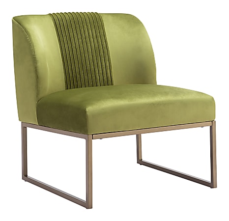 Zuo Sante Fe Accent Chair, Olive Green