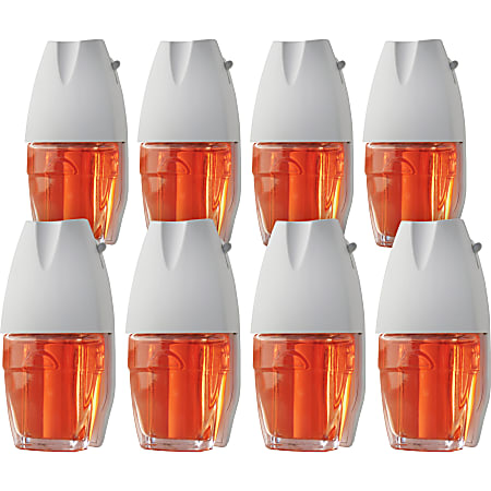 Bright Air Hawaiian Scented Oil Warmer Combos, Hawaiian Blossoms & Papaya Scent, Pack Of 8