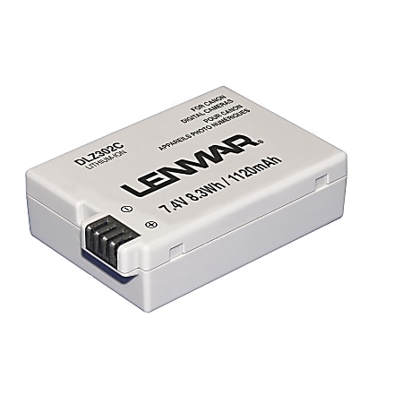 Lenmar® DLZ302C Lithium-Ion Camera Battery, 7.4 Volts, 1120 mAh Capacity