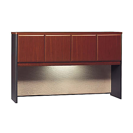 Bush Business Furniture Office Advantage Hutch 60"W, Hansen Cherry/Galaxy, Standard Delivery