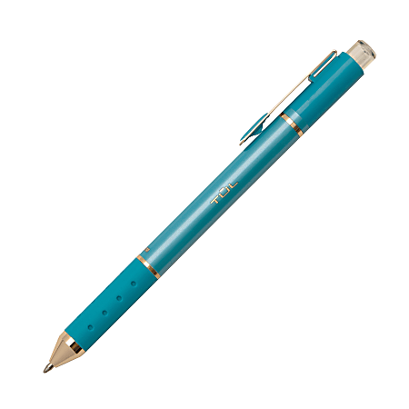 TUL® GL Series Retractable Gel Pen, Medium Point, 0.8 mm, Metallic Dark Ocean Ink
