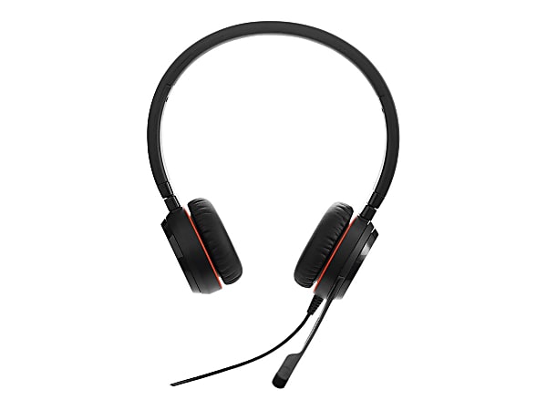 Jabra Evolve 30 II MS stereo - Headset - on-ear - wired - USB, 3.5 mm jack - Certified for Skype for Business