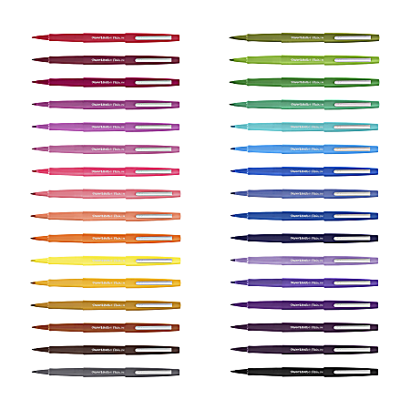 Paper Mate Flair Felt Tip Pens, Medium Point (0.7mm), Tropical Colors, 6  Per Pack, 3 Packs