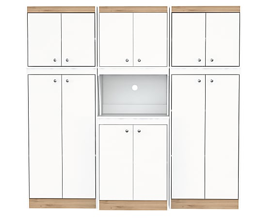 Inval white 2024 kitchen storage cabinet