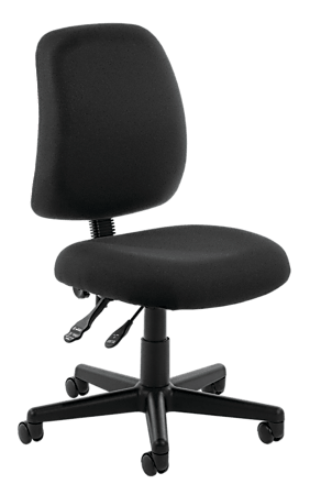 OFM Posture Series Fabric Mid-Back Task Chair, Black