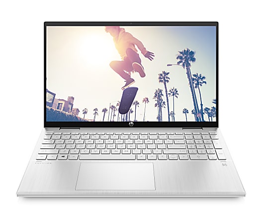 HP Pavilion x360 15-er0225od Convertible Laptop, 15.6" Touch Screen, Intel® Core™ i5, 8GB Memory, 256GB Solid State Drive, Wi-Fi 6, Windows® 11, 4Z370UA#ABA