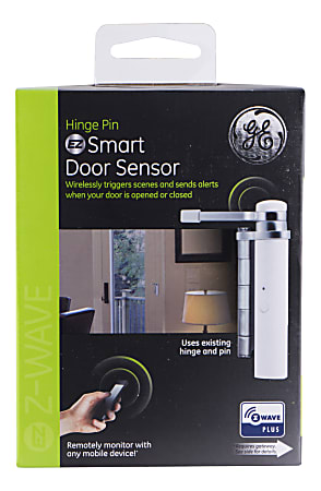 GE Z-Wave Plus Hinge Pin Wireless Door Sensor, 500S