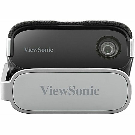 ViewSonic M1X Portable LED Projector with Smart Stand, Harman Kardon Speakers, Built-In Battery, H/V Keystone, 4 Corner Adjustment, Bluetooth, W