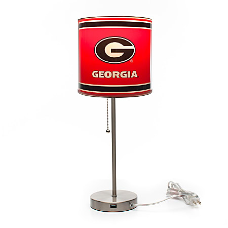 Imperial NCAA Table Lamp, 19"H, University Of Georgia