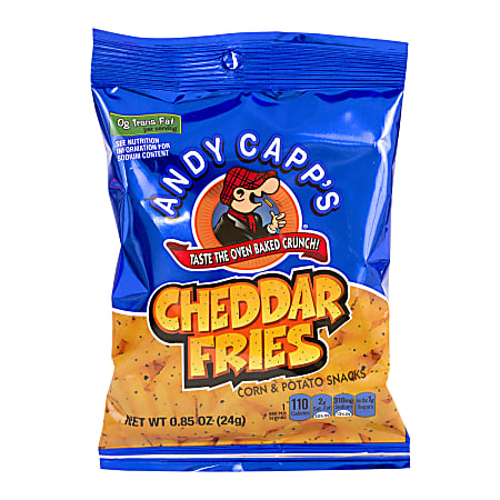 Andy Capp&#x27;s Snack Fries, Cheddar, 0.85 Oz Bag,