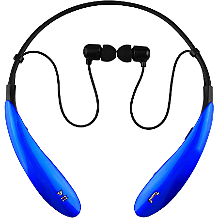IQ Sound Wireless Bluetooth® In-Ear Headphones, Blue