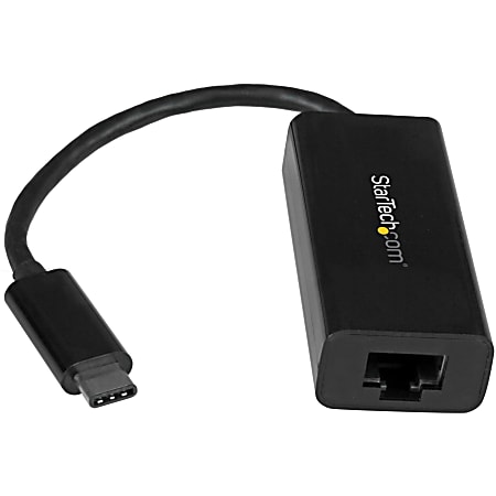 StarTech.com Thunderbolt 3 USB C To Gigabit Ethernet Adapter - Office Depot