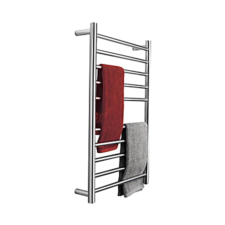 Pursonic TW350 Stainless-Steel Free-Standing Towel Warmer, 32-1/4”H x 21-1/4”W x 2-3/16”D, Silver