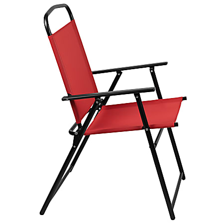 Flash furniture nantucket 6 piece patio garden 2025 set with table umbrella and 4 folding chairs