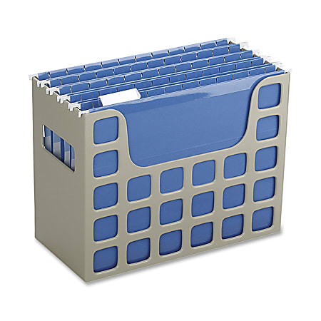 Storex Collapsible Storage File Storage Crate Medium Size Black