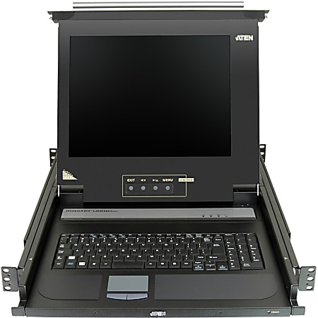 Aten Slideaway 17" Single-Rail LCD Console