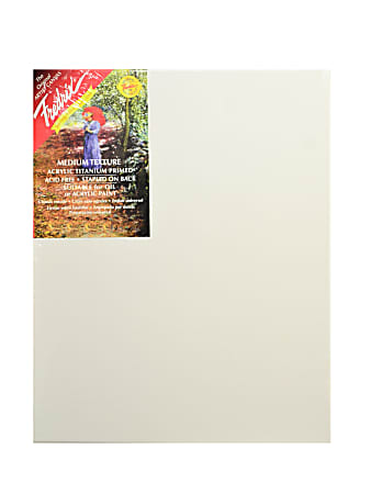 Fredrix Red Label Stretched Cotton Canvases, 16" x 20" x 11/16", Pack Of 2