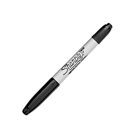 Sharpie® Twin-Tip Permanent Marker, Black