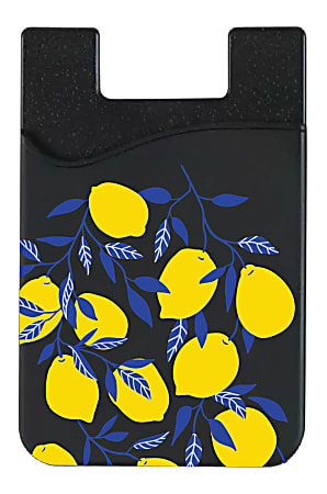 OTM Essentials Mobile Phone Wallet Sleeve, 3.5"H x 2.3"W x 0.1"D, Lemon, OP-TI-Z126A