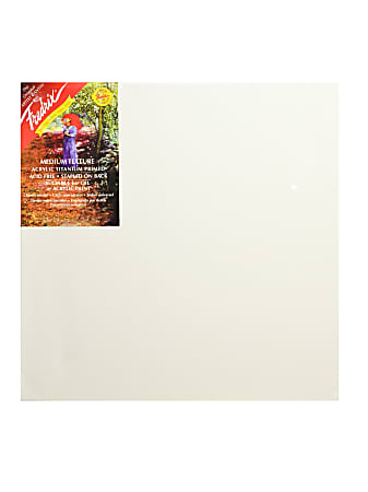 Fredrix Red Label Stretched Cotton Canvases, 18" x 18" x 11/16", Pack Of 2
