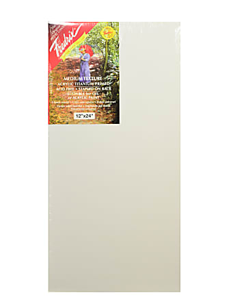 Fredrix Red Label Stretched Cotton Canvases, 12" x