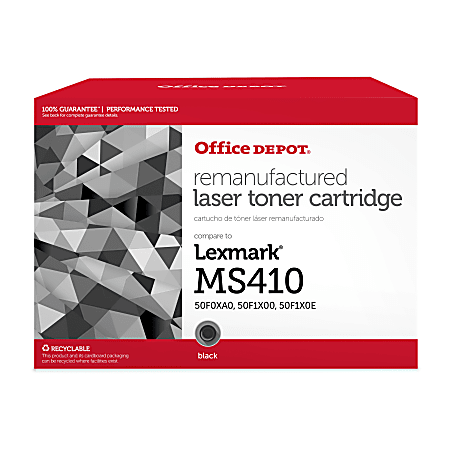 Office Depot® Brand Remanufactured Black Toner Cartridge Replacement For Lexmark™ MS410