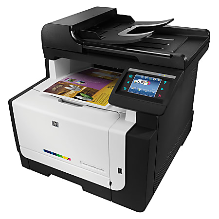 HP LaserJet Pro CM1415fnw Color All-In-One Printer, Copier, Scanner, Fax