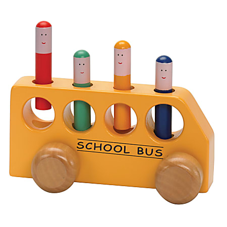 The Original Toy Company Pop Up School Bus, Multicolor