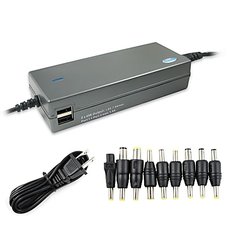 Lenmar® LAC120 120-Watt Laptop AC Power Adapter With Dual USB Outputs