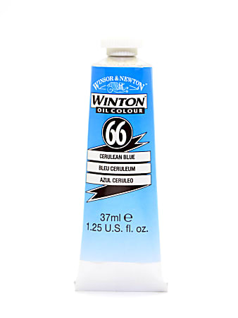 Winsor & Newton Winton Oil Colors, 37 mL, Cerulean Blue, Pack Of 2
