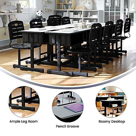 Flash furniture desk sales