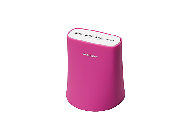 Jelly USB Charger, Pink