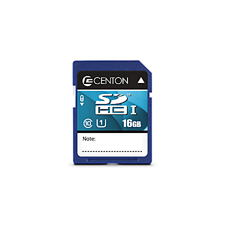 Centon - Flash memory card - 16 GB - UHS Class 1 / Class10 - SDHC UHS-I