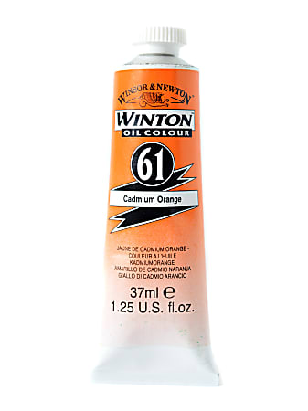 Winsor & Newton Winton Oil Colors, 37 mL, Cadmium Orange, Pack Of 2