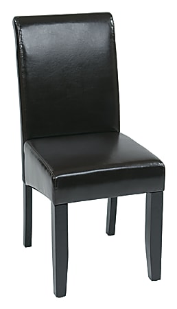 Inspired by Bassett Emilia Bonded Leather Desk Chair Espresso