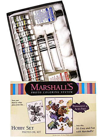 Marshall's Hobby Oil Set Photo Coloring System