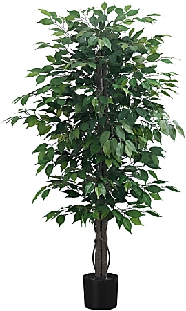 Monarch Specialties Josie 58”H Artificial Plant With Pot, 59”H x 32”W x 32"D, Green