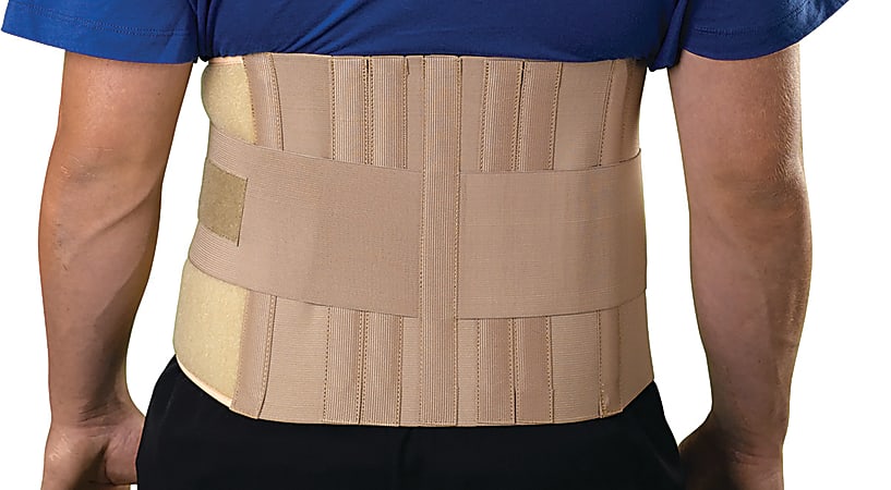 Back support elastic outlet