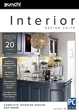 Punch!® Interior Design Suite V18, Disc