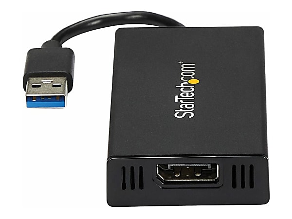 StarTech.com USB 3.0 to DisplayPort Adapter - DisplayLink Certified - 4K 30Hz - USB/DisplayPort adapter - USB32DP4K