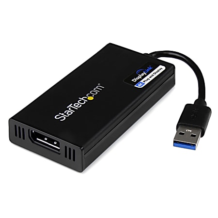 StarTech.com USB 3.0 To 4K DisplayPort External Multi Monitor Video Graphics Adapter
