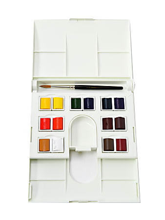 Winsor Newton Artists Watercolor Compact Set Set Of 14 - ODP Business ...