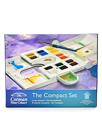 Winsor & Newton Cotman Watercolor Compact Set, Set Of 14