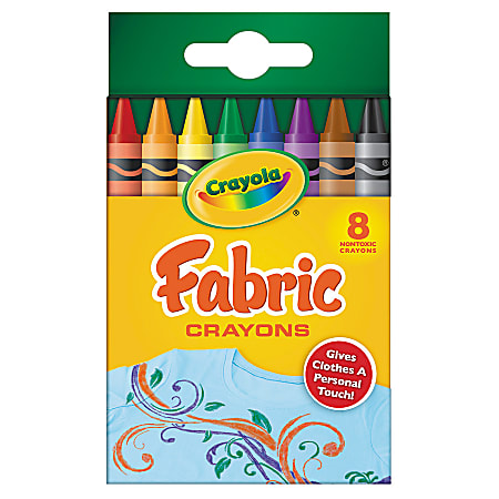 Crayola® Fabric Crayons Set, Box Of 8